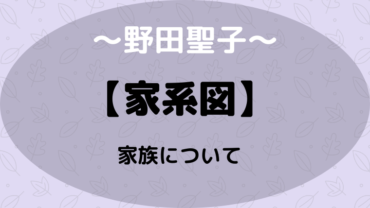 野田聖子の家系図が複雑！父親や母親・兄弟・祖父についても｜SMILINGLOG